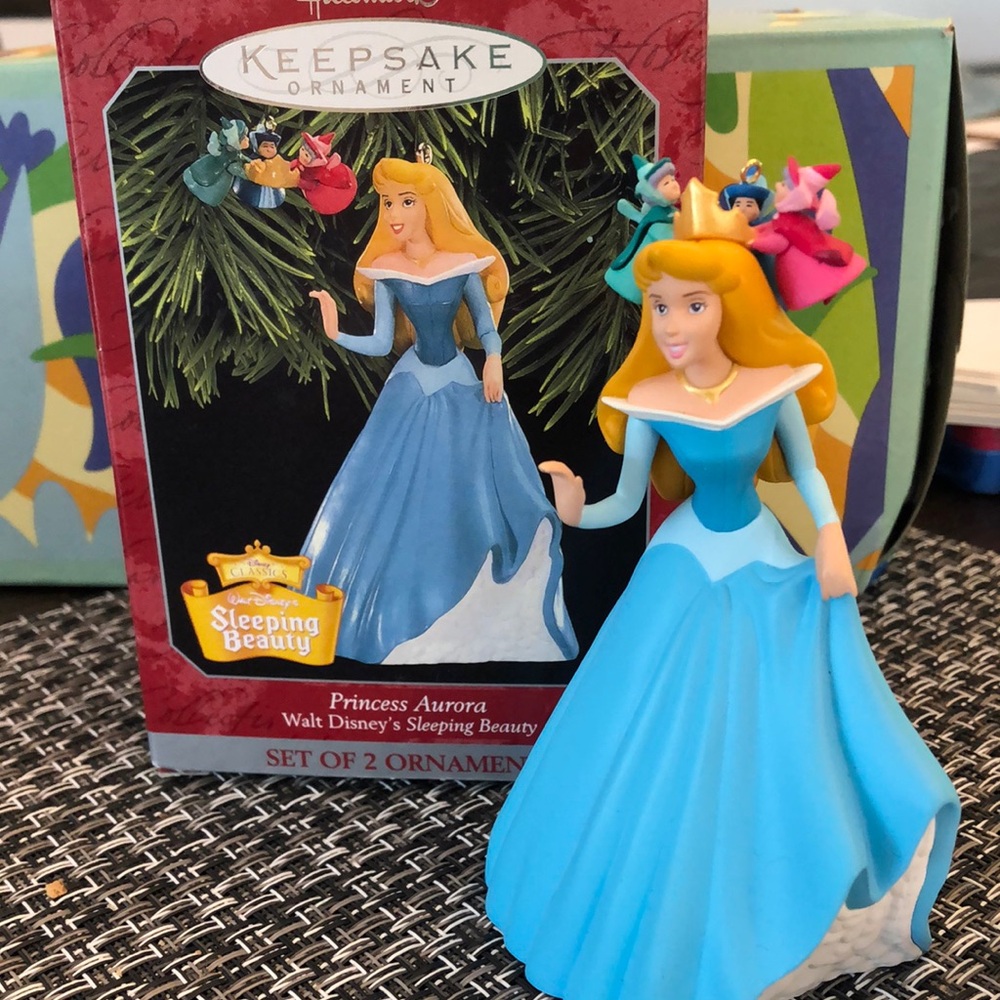 Vintage Disney Princess Aurora Hallmark Keepsake Ornament